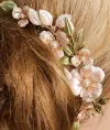 Pink Floral Comb