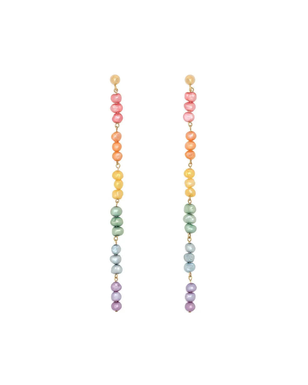 Rainbow Pearl Earrings