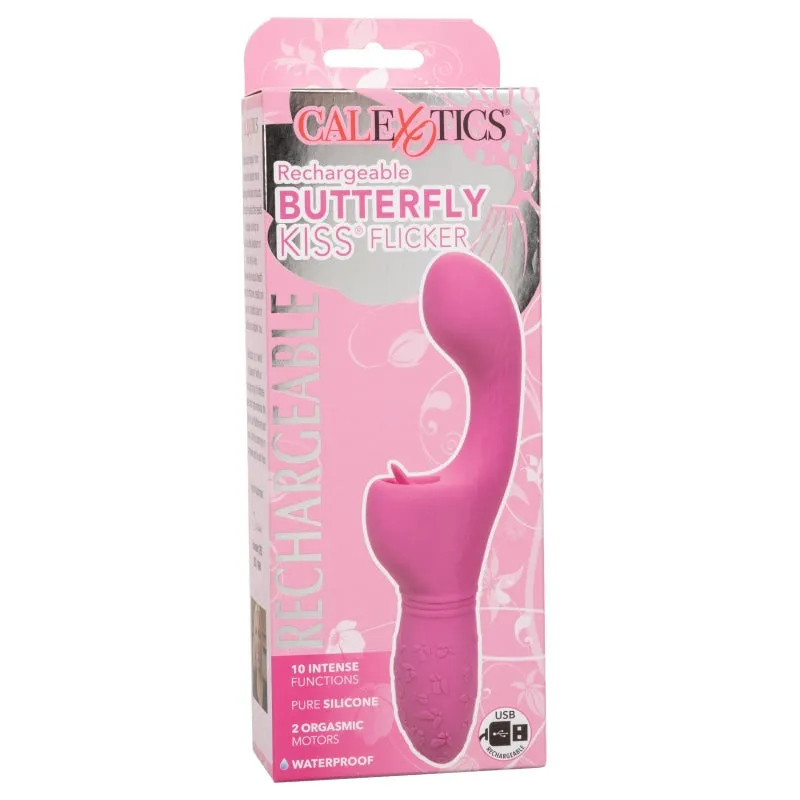 Rechargeable Butterfly Kiss Flicker - Pink