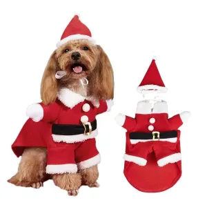 Santa Claus Cosplay Costume for Cats & Dogs