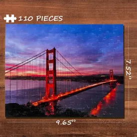 Starry Sky Bridge Jigsaw Puzzle Best Indoor Gifts 110 Pieces