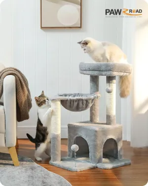 Stylish H75CM Cat Tree Condo - 2