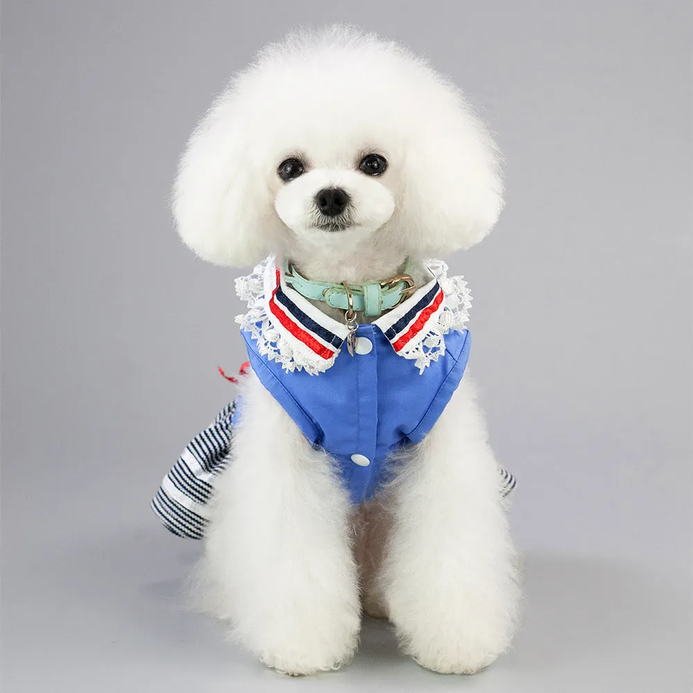 Summer military dress pet clothing