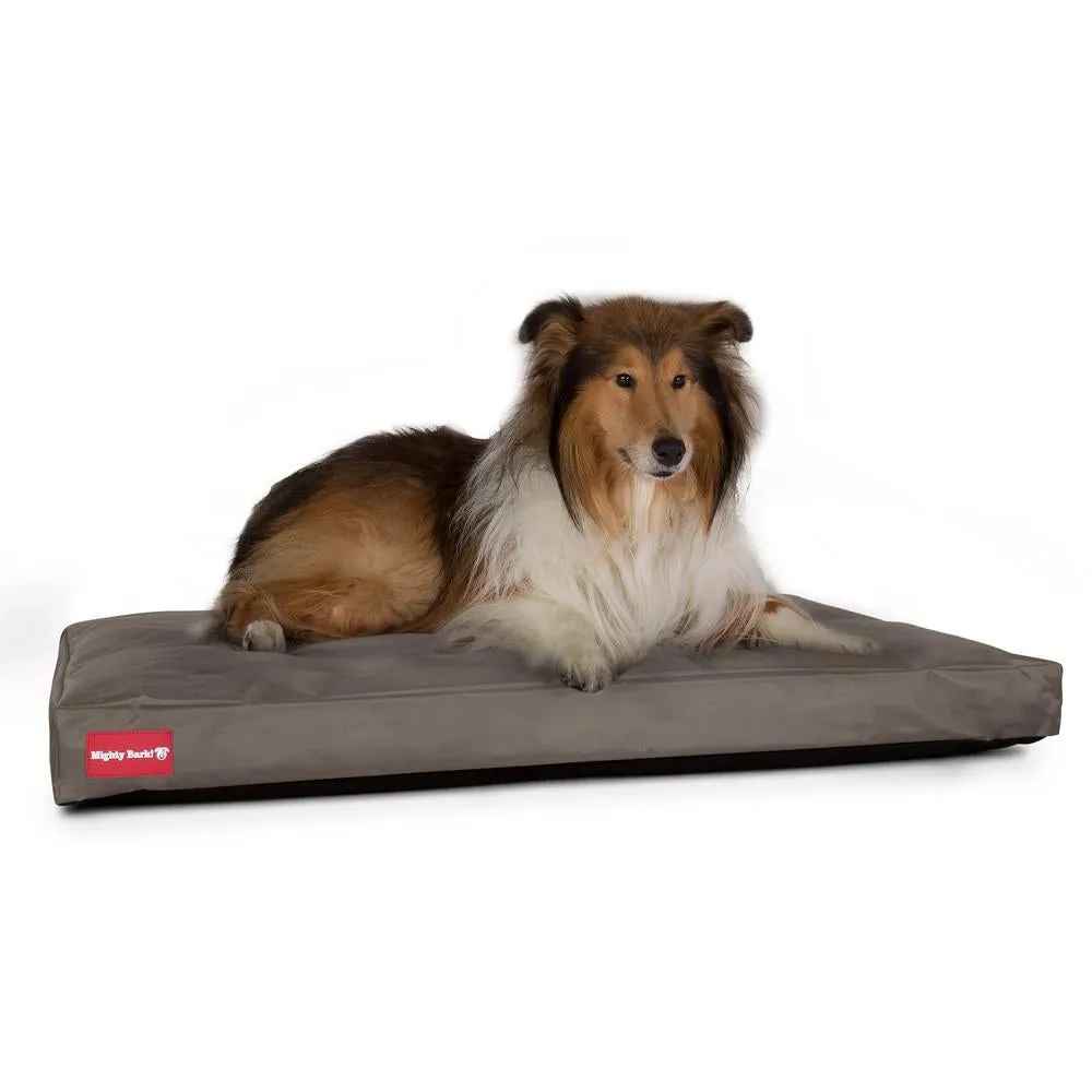 The Mattress Orthopedic Classic Memory Foam Dog Bed - Waterproof Grey