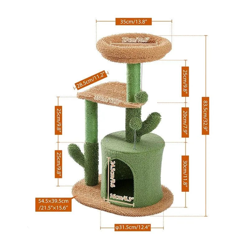 Urban Jungle Cactus Cat Tree