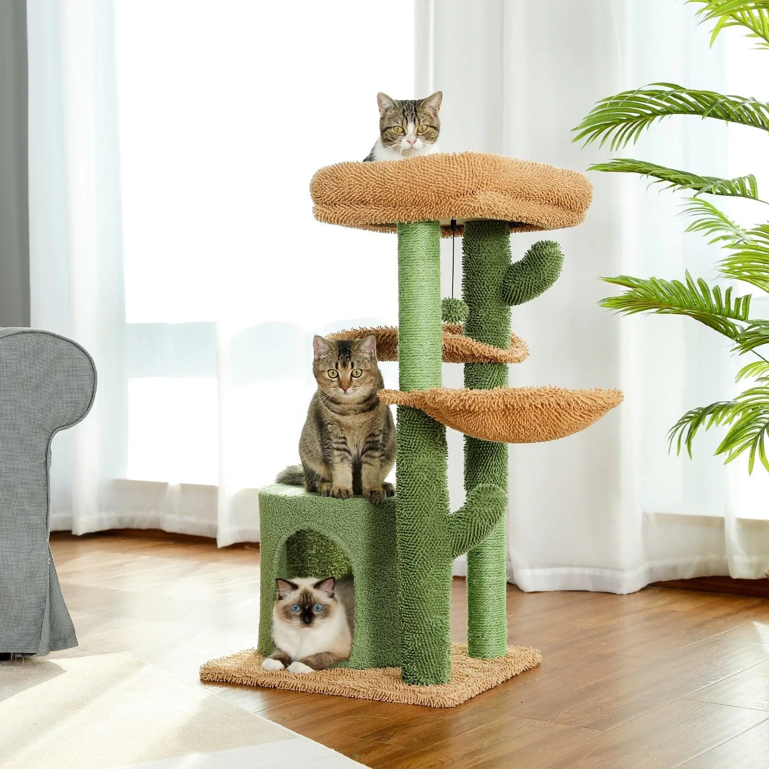 Urban Jungle Cactus Cat Tree