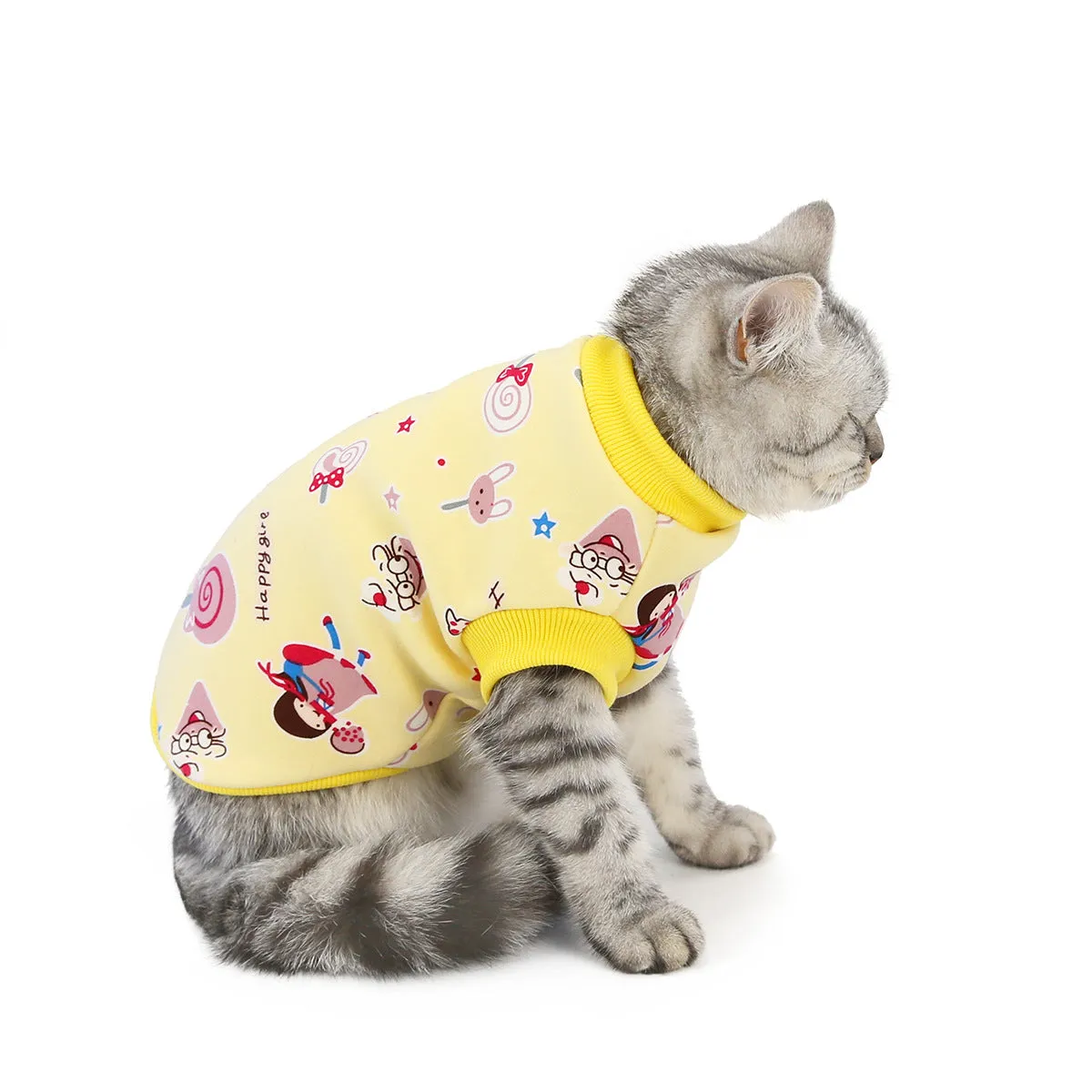 Warm autumn and winter pet cat clothes pet clothes