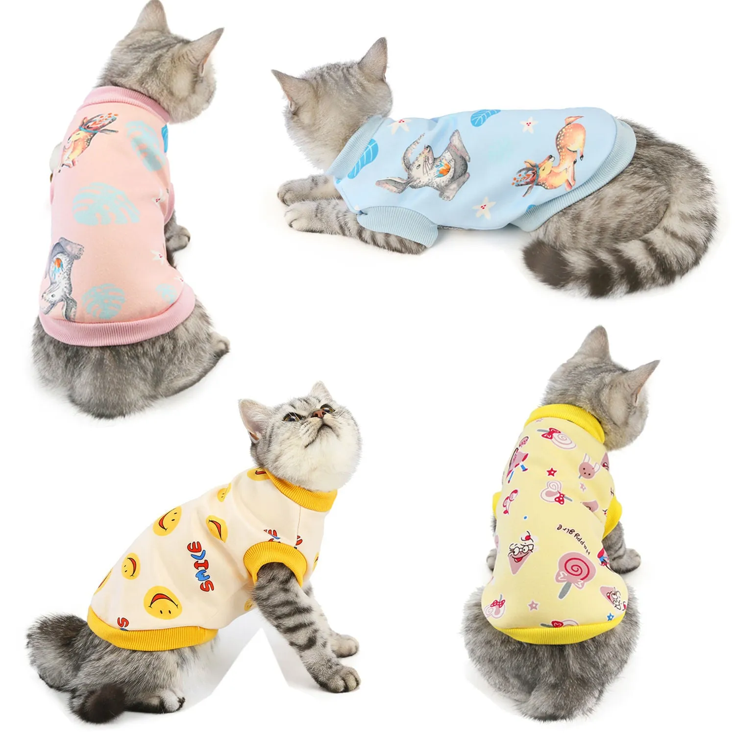 Warm autumn and winter pet cat clothes pet clothes