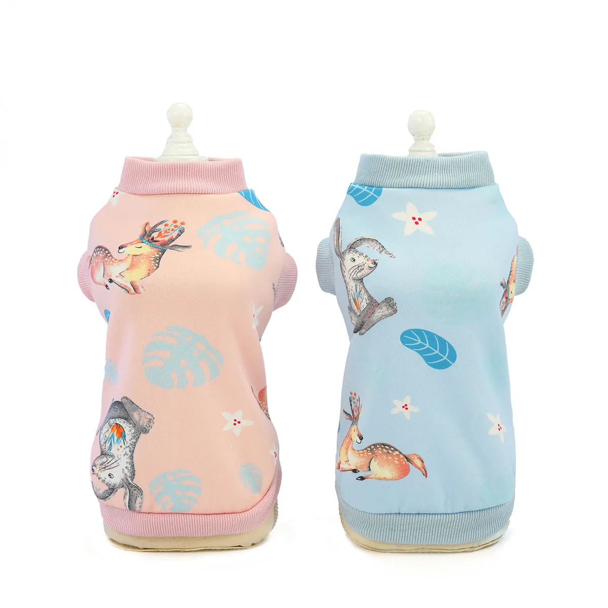 Warm autumn and winter pet cat clothes pet clothes