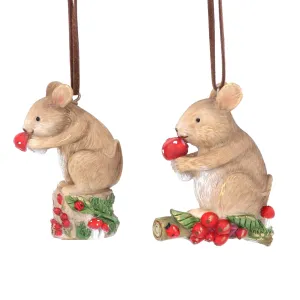 Woodland Mouse Tree Decoration