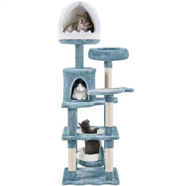 Yaheetech 61in Tall Ocean-Themed Cat Tree