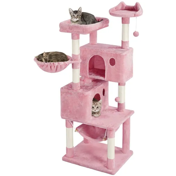 Yaheetech Multi-level Large Cat Tower 64.5 inch