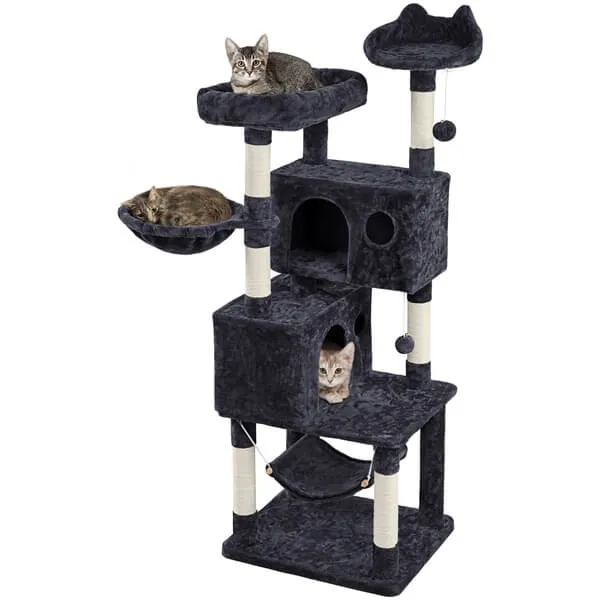 Yaheetech Multi-level Large Cat Tower 64.5 inch