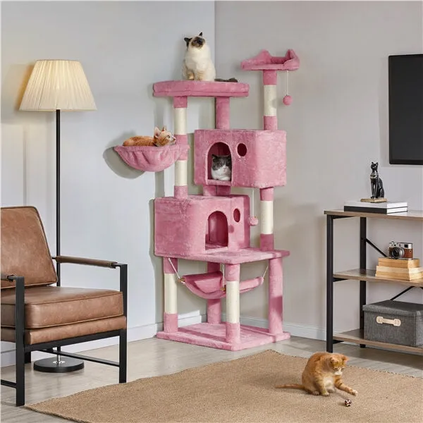 Yaheetech Multi-level Large Cat Tower 64.5 inch