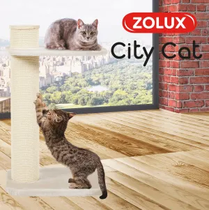 Zolux City Cat 2 Scratching Post with Platform - 59 x 45 x 97 cm