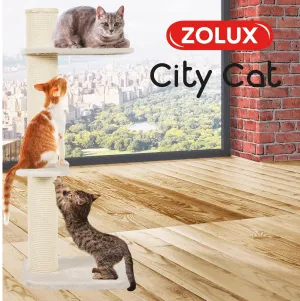 Zolux City Cat 3 Scratching Post with 2 Platforms